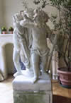 Statue fontaine aux bÃ©bÃ©s, XIX Ã¨me siÃ¨cle  Traditional Reclaimed Materials - flooring, wood floors, reclaimed wood flooring, reclaimed beams, roofing, garden elements